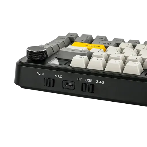 Клавиатура Ajazz AK820 Max Wired RGB Starry Gray - фото 3