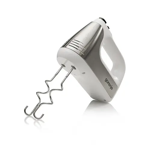 Gorenje Міксер ручний 400 Вт насадки-4 винчики, турборежим, біло-сірий - фото 3