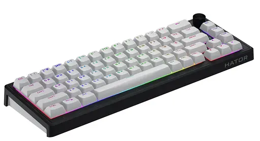 Клавіатура HATOR Skyfall 65 Wireless Black White (HTK3160UA) - фото 4
