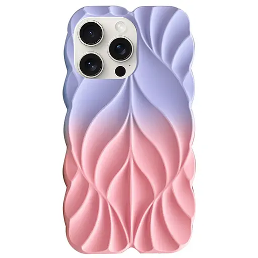 Чохол Epik TPU Leaf для Apple iPhone 15 Pro Max 6.7 Lilac/Pink