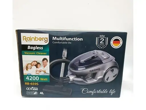 Пылесос Rainberg RB-659S колбовый с регулятором мощности HEPA фильтр 4L 4200 W - фото 5