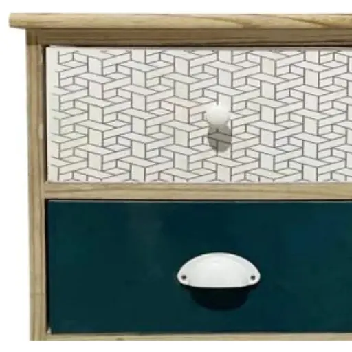 Комод деревянный Chomik Hans на 4 ящика изумрудный - фото 5