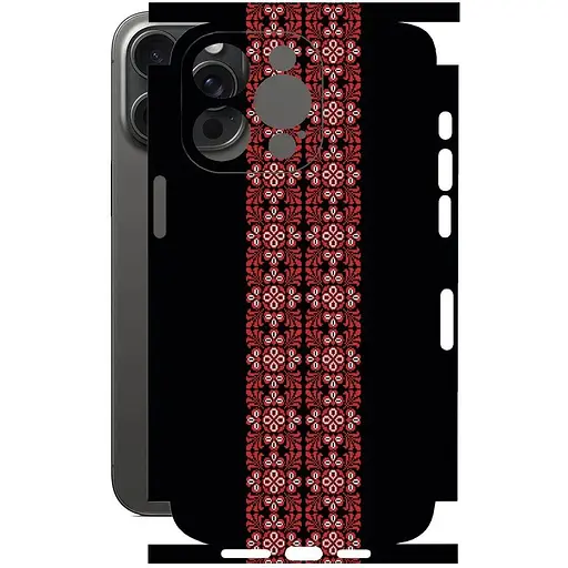 Захисна плівка StatusSKIN для Apple iPhone 15 Pro Max Корпус Вініл Вишиванка 2 - фото 1