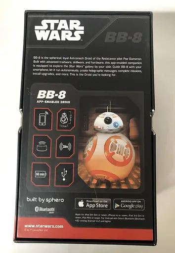 Фигурка Sphero App-Enabled Droid Star Wars BB-8 Звездные войны Би-би-восемь 10 см SW BB 10 - фото 6
