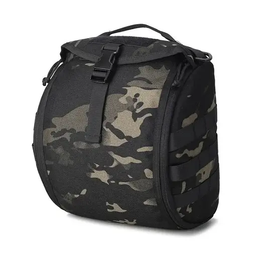 Сумка подсумок Mil-Tec для шлема с креплением Molle (Черный)