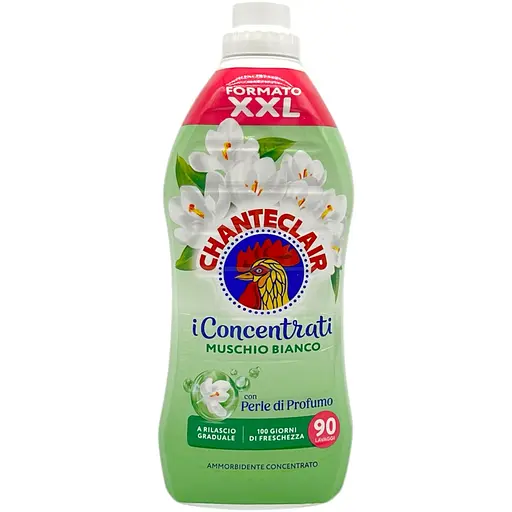 Кондиционер для белья Chante Clair Muschio Bianco парфюмированный с ароматом белого мускуса 90 стирок 1.8 л