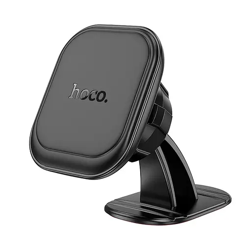Автотримач для телефона HOCO H30 Brilliant magnetic car holder(center console) Black - фото 1