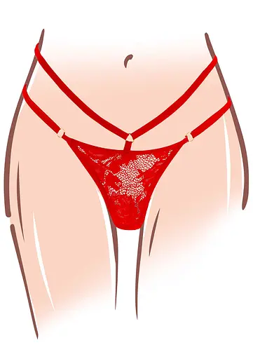 Вибратор в трусики Toy Joy Divine The Sensual Panty Pleaser 9 см красный - фото 10