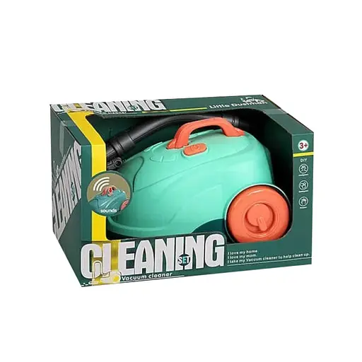 Дитяча побутова техніка "Пилосос" XG2-29F на батарейках, звукові ефекти - фото 2