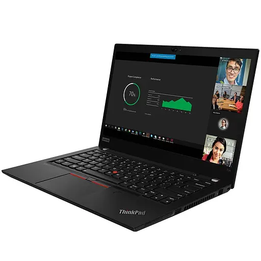 Ноутбук Lenovo ThinkPad T14, 14", Intel Core i5, 8th generation, 16 GB, Black / 512GB SSD (Grade B) Seller Refurbished - фото 2