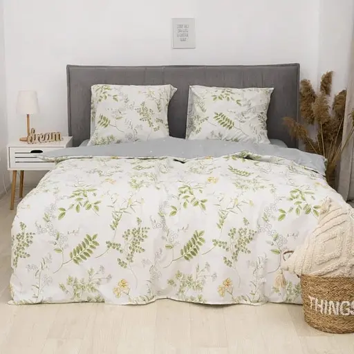 Комплект постільної білизни Viluta полуторний ранфорс 24326 100% бавовна - фото 1