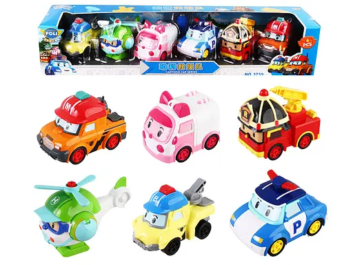 Набір машин конструктор Робокар Полі, 3759