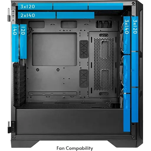 Корпус Chieftec APEX AIR Black (GA-01B-M-OP) (без блока питания) - фото 6