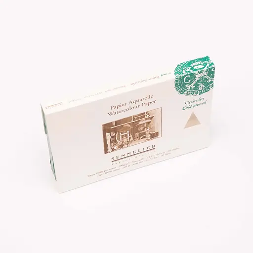 Склейка для акварели Sennelier, 20 листов, холодное прессование, 300 г/м, A6) 14,8x10,5 см - фото 4