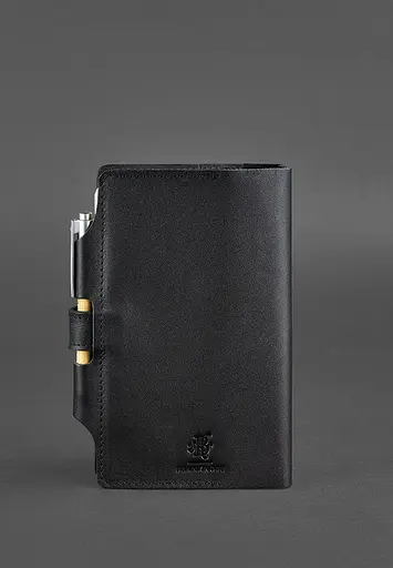 Шкіряний блокнот (Софт-бук) 4.0 чорний - фото 6