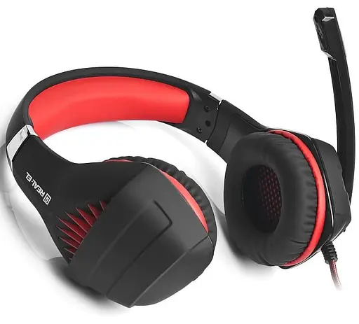 Ігрова гарнітура Real-EL GDX-7600 Black-Red (EL124100028) - фото 5