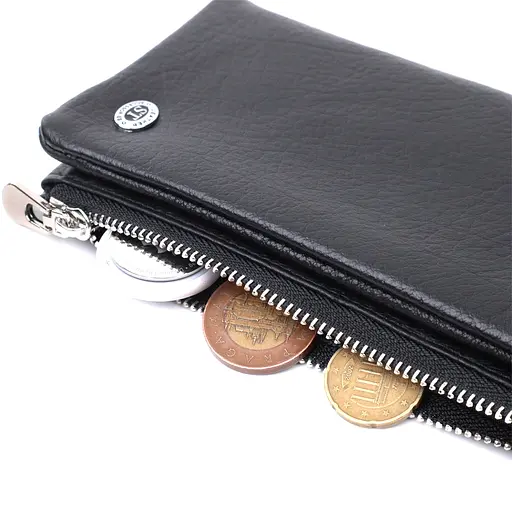 Жіночий шкіряний гаманець ST Leather 9х18х2 см acs0029451 - фото 6