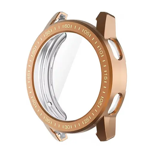 Защитный чехол Tamister для смарт-часов Xiaomi Watch S3 с пленкой розовое золото - фото 2