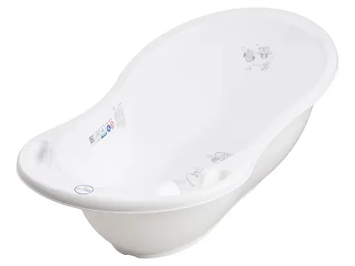 Ванна дитяча Tega Baby зі зливом Owls 86 см white - фото 1