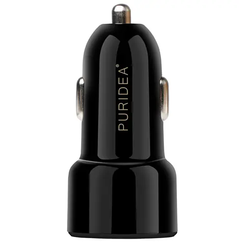 АЗУ PURIDEA CC02 2xUSB Dual Fast Charge black - фото 2