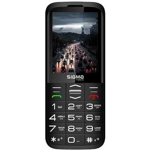 Телефон Sigma Comfort 50 Grace CF212 Black UA UCRF