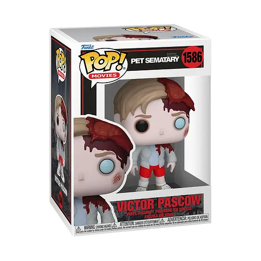 Коллекционная фигурка Funko Pop Кладбище домашних животных Виктор Пасков Pet Sematary Victor Pascow 10 см FP - фото 3