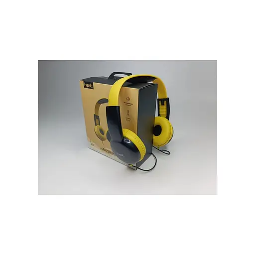 Наушники Havit HV-H211d Yellow/Black (HV-H211d) - фото 3