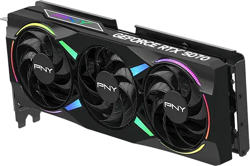 Відеокарта GeForce RTX 5070 12GB PNY ARGB Epic-X OC Triple Fan (VCG507012TFXXPB1-O) - фото 2