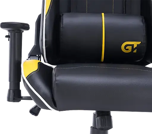Геймерское кресло GT Racer черное с желтым (X-2528 Black/Yellow) - фото 12