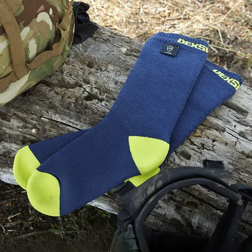 Носки DexShell Ultra Thin Crew NL водонепроницаемые L синие - фото 13