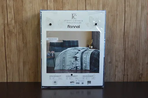 Постільна білизна Happiness Green Фланель First Choice pbe0052018 - фото 4