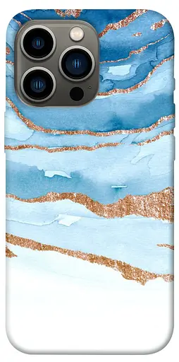 TPU чохол Небесно-золотий мармур - фото 1