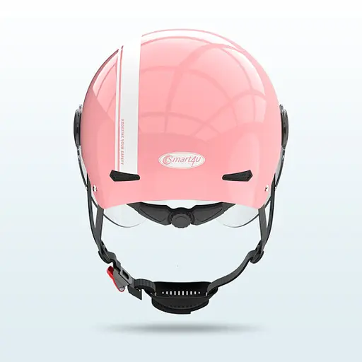 Велосипедний шолом із візором Xiaomi Smart4u EH10 (56-62 см) Pink - фото 2