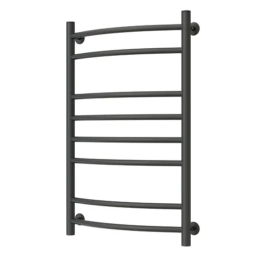 Водяна рушникосушка Navin Камелія 500x800, чорний муар 12-228153-3680, Чорний матовий - фото 2