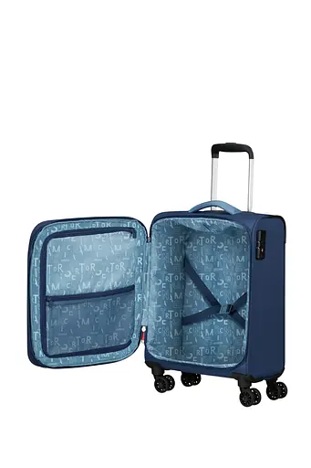 Валіза American Tourister PULSONIC COMBAT NAVY 55x40x23(26) 55 См MD6*41001 - фото 2