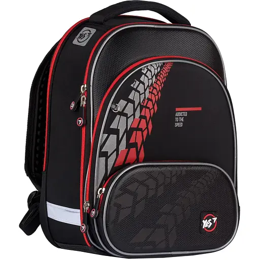 Рюкзак шкільний каркасний Yes S-30 JUNO ULTRA Tire tread