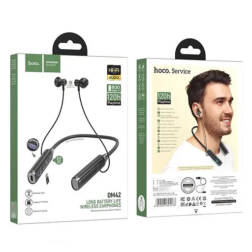 Беспроводные наушники Hoco DM42 вкладыши black - фото 5