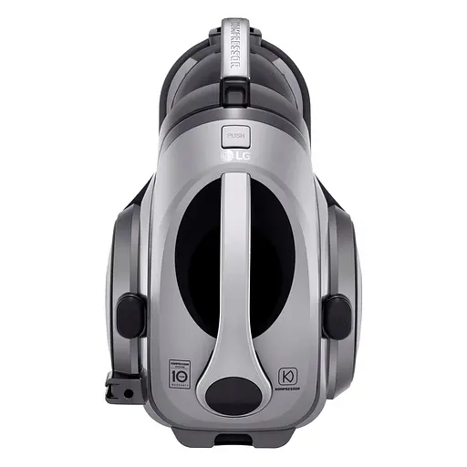 Пылесос контейнерный LG 650 Вт HEPA компрессор серебристый - фото 5
