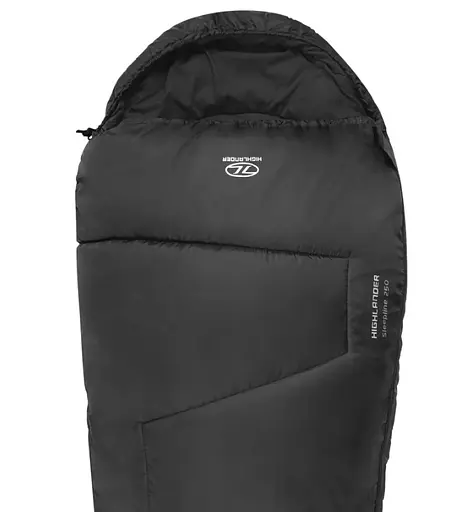 Спальный мешок Highlander Sleepline 250 Mummy/+5°C Charcoal Left (SB035-CH) - фото 3