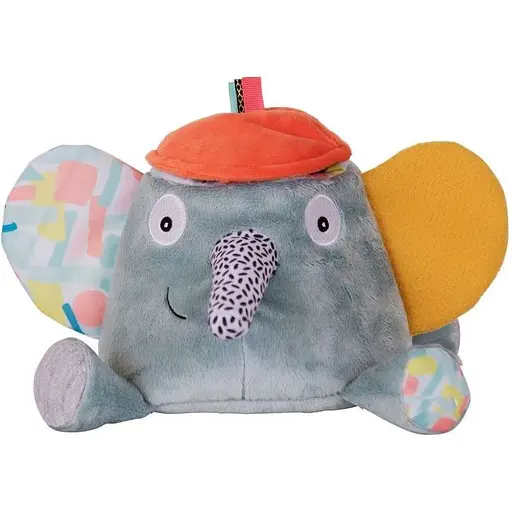 Игрушка мягкая развивающая Ebulobo Слон 20 см (E80004) - фото 1