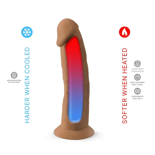 Фалоімітатор SilexD Silicone Dildo Model 2 Size 7.5" 19 см тілесний - фото 6