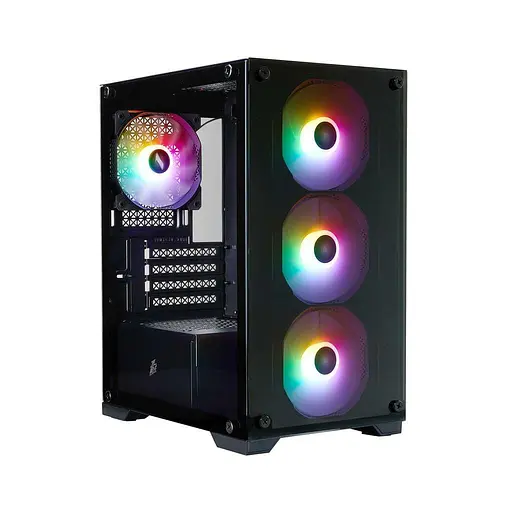 Корпус для ПК 1stPlayer X2-M-BK-4F7 - фото 1