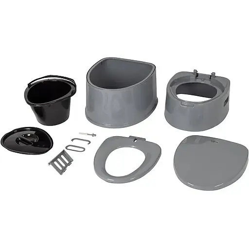 Биотуалет Bo-Camp Portable Toilet Comfort 7 л серый (5502815) - фото 7