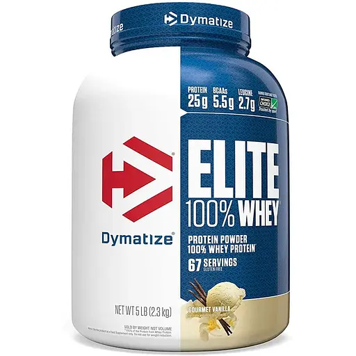 Протеїн Dymatize Nutrition Elite 100% Whey Protein, 2.3 кг - Ваніль - фото 1