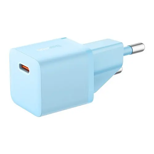 Сетевое зарядное устройство для Baseus GaN5 Fast Charger(mini) 1C 20W EU синий CCGN050103 - фото 1