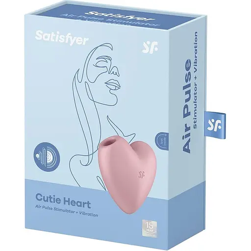 Вакуумний стимулятор Satisfyer Cutie Heart Light Red SO6286 (106745) - фото 6