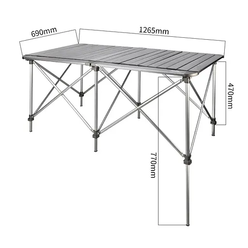 Складаний подвійний стіл BRS-Z32 - фото 2