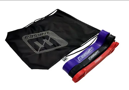 Гумові петлі EasyFit: набір 2-45 кг 3 шт. (EF-2453s) - фото 3