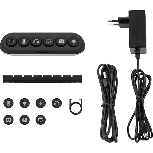 USB-Хаб Streamplify HUB DECK 5-RGB-EU-F, чорний - фото 11