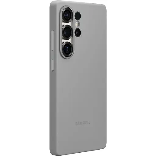 Оригінальний протиударний силіконовий чохол Samsung Silicone Case для Galaxy S25 Ultra Gray EF-PS938CJEGWW - фото 9